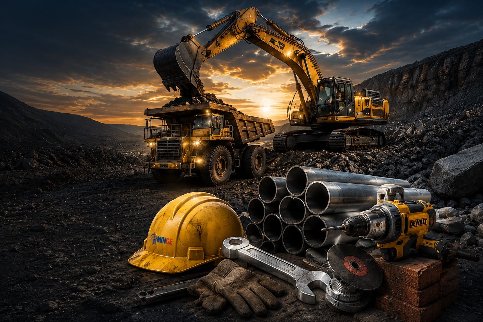 Equipos y materiales MINGE para minería y ferretería